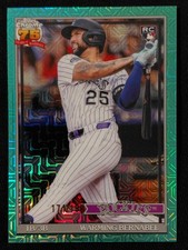 2026 Topps Series 1 Silver Warming Bernabel RC #91C-21 Aqua Mojo Refractor /199