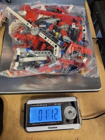 LEGO Technic 8289 Fire Truck Parts Pieces Loose Lot Incomplete Red White 1.75 lb