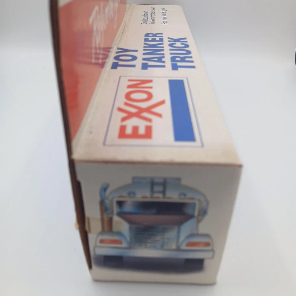 Camión cisterna de juguete Exxon de colección original en caja luces de sonido dobles años 90 Foto 3 de 4