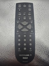 RCA Systemlink 3 Universal Remote Control RCU1300D TV VCR Cable Box Black NoBack