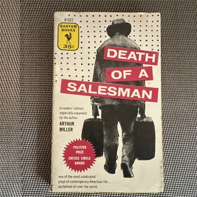 Death of a Salesman by Arthur Miller Paperback Bantam Books 1955 New Edition