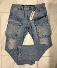 G-Star Raw Men's Rovic Zip Regular Tapered Cargo Pants Blue 200 New