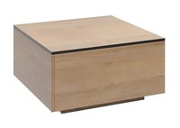 Beistell Tisch Couchtisch Echtes Holz Einrichtung MöBel Eiche 80X80Cm Neu Tische