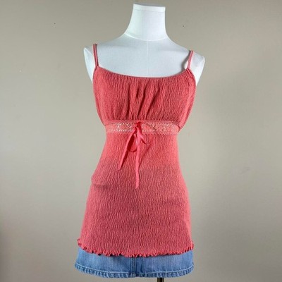 Younique Pink Babydoll Y2K Cami with Lace Details