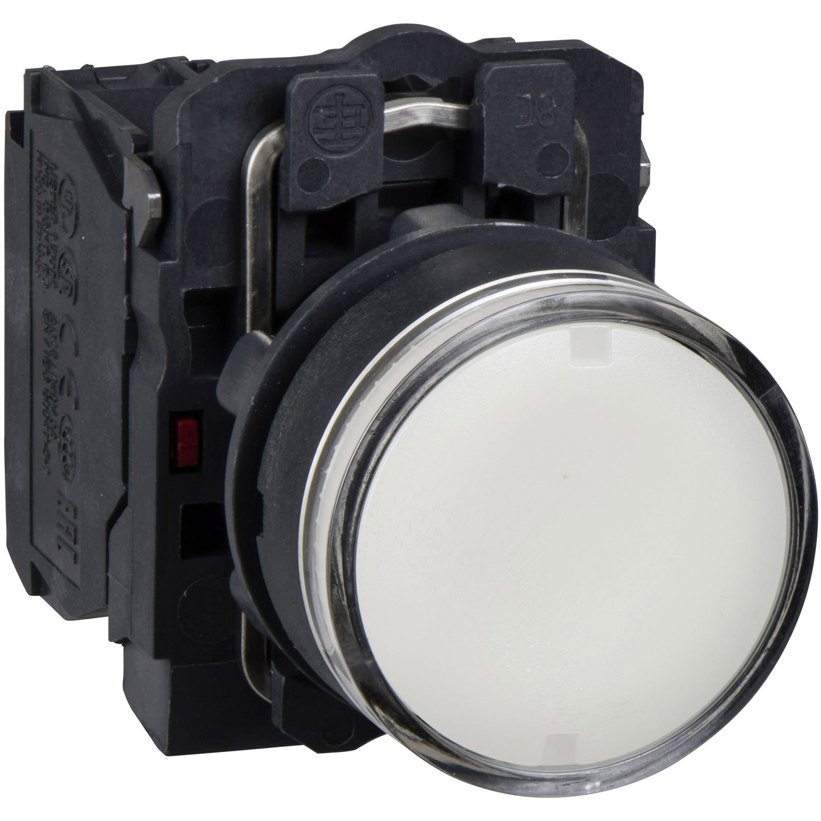 Schneider Electric XB5 illuminated push button IP69 white