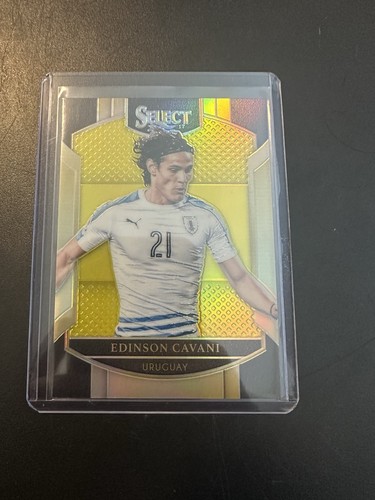 Edinson Cavani [Neon Yellow Prizm] #78 2016 Panini Select card