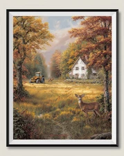 Heartland Home - Chart Counted Cross Stitch Patterns Needlework DMC Color DIY