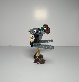2002 LEGO Bionicle Toa Mata MOC Onua Brown Variant Complete Figure 8566