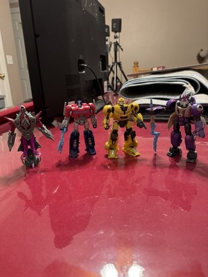 Transformers One Prime Changers Lot, 4 Figures All Complete Good Condition