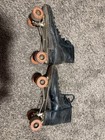 vintage black Chicago 76P roller skates — photo 1