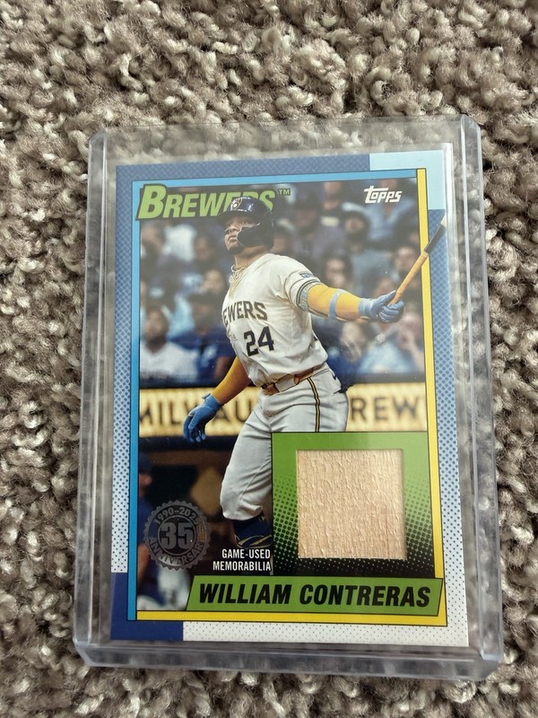 2025 Topps Series 1 - 1990 Topps Baseball  William Contreras #T90R-WC (MEM)