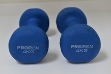 2 x 4kg Proiron dumbells