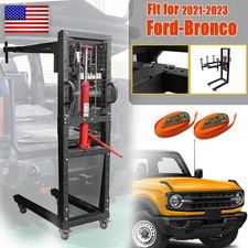Hard Top Removal Lift Storage Cart Rack Set For Jeep Wrangler Tj Jk Jl Bronco Hard Top Removal Lift Storage Cart Rack Set For Jeep Wrangler Tj Jk Jl Bronco