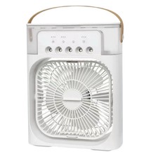 3-in-1 Portable Air Cooler Fan Humidifier LED NightLight Mini AC USB Home Office