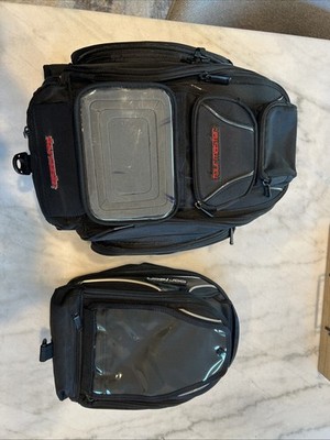 Tour master And Cartech Motorcycle Tank Bags. Two Bags Total