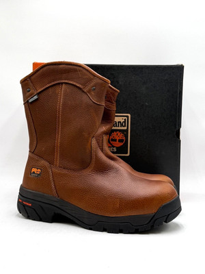 Timberland PRO HELIX WELLINGTON Men's Pull On Work Boot Brown Multiple Sizes