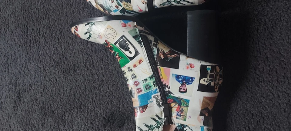 Stunning Django Juliette Genuine Leather Ankle Boots Au 6 Eu37 $249 BrandNew - image 4 of 4