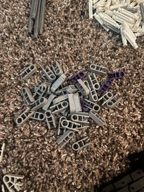 500+ K&rsquo;NEX / Knex Micro Mini Bulk Lot &ndash; Mixed Rods, Connectors & Clips Parts