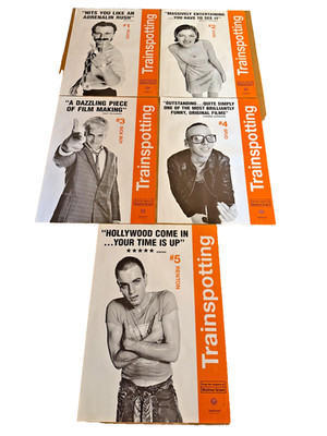 Trainspotting UK Video Promotion A2 Posters 1996 All Five Characters - Rare