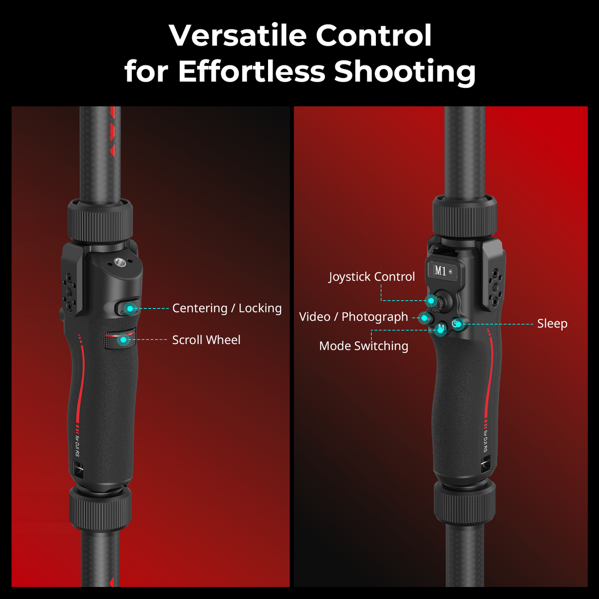 SmallRig Stabilizer Handheld Ring Grip for DJI RS 2/RS 3 Pro/RS 4