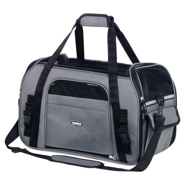 Nobby Lujan Grau Hundetransporttasche 48X25X33Cm Abwaschbar Bis 8Kg-image