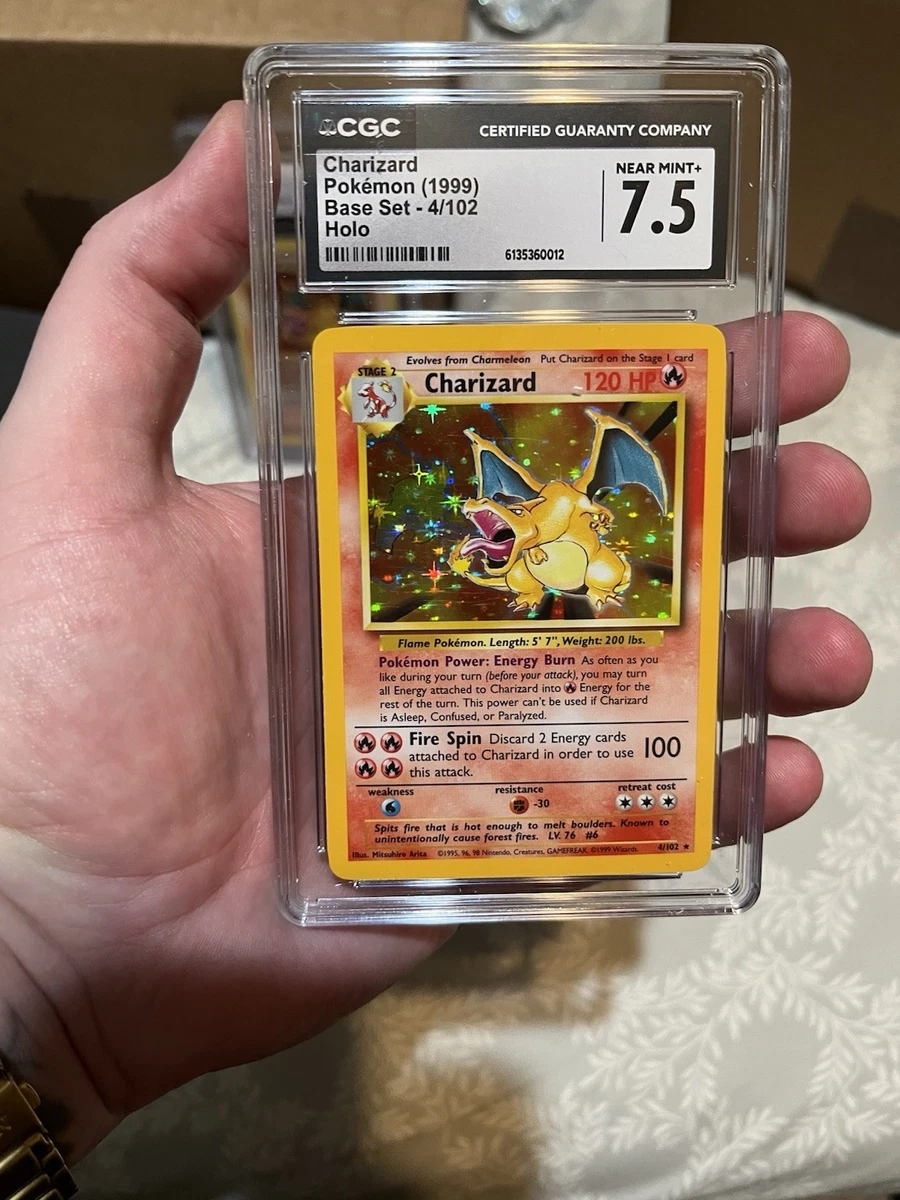 Pokémon Charizard Grade 7.5 Pokémon TCG Individual Collectible