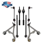 Rear Upper Control Arms Stabilizer Links Tie Rod Kit for JAGUAR S-Type XJ8 XJR