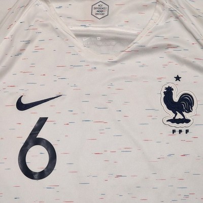 Nike FFF France National Paul Pogba #6 Soccer Jersey Men's XL