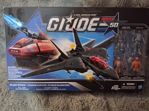 GI Joe 50th Anniversary Silent Strike Skystriker H.I.S.S. Tank Set New
