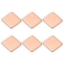 6 Pcs Heatsink Copper Pad Shim IC Chipset GPU Thermal Heatsink 15x15x2mm 