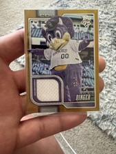 2026 Topps Series1 Celebration Rare DINGER #MAS-DIN Relic Gold Rainbow 18 /50