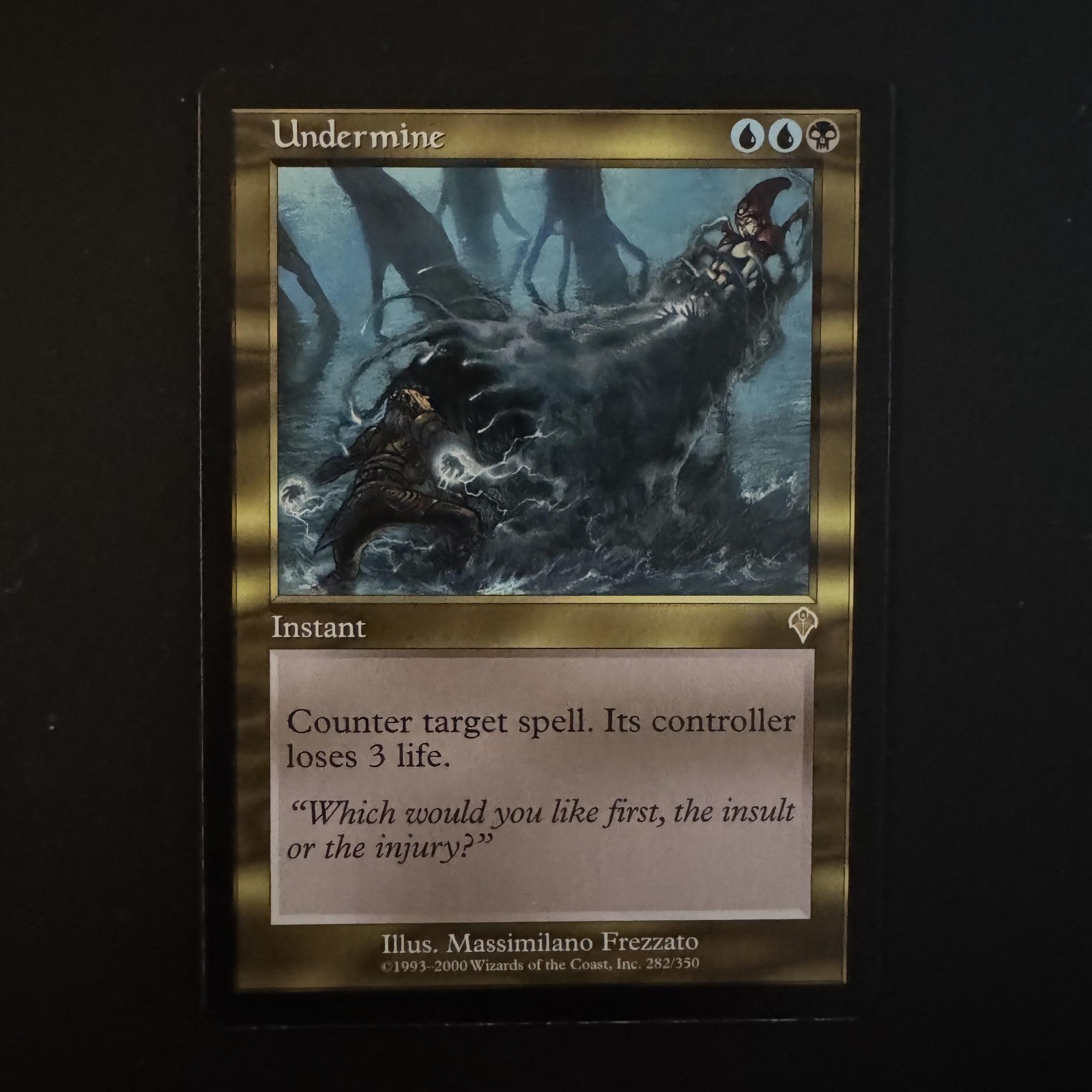 Magic The Gathering Invasion Undermine #282 Lightly played