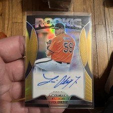 Luis Ortiz 2019 Panini Prizm Baseball RC AUTO #01/10 RA-LO Baltimore Orioles