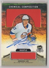2020-21 Upper Deck The Cup Chemical Composition Mantle Autographs Anders Lee