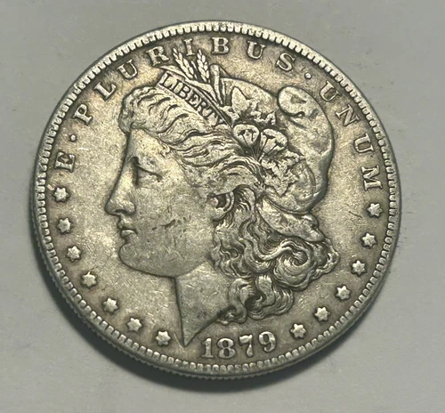 1879 S REVERSE OF 78 MORGAN DOLLAR VF-XF