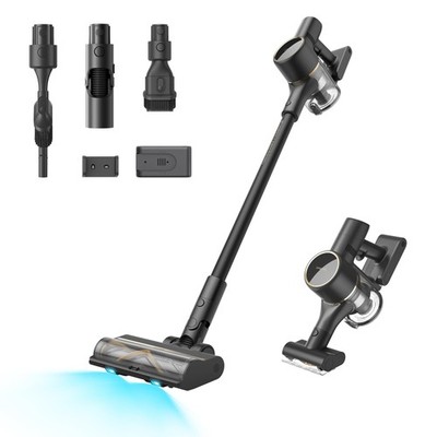 DREAME CORDLESS STICK VACUUM R20 PURE, 150AW POWERFUL SUCTION - BLACK/GOLD