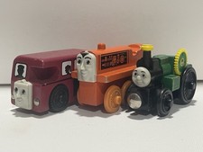 Thomas  Friends Wooden Railway Road Vehicles Lot w/ Bertie Trevor  Terence