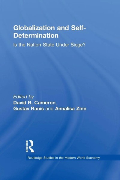 Globalization And Self-Determination Is The Nation-State Under Siege? Buch 2012-image