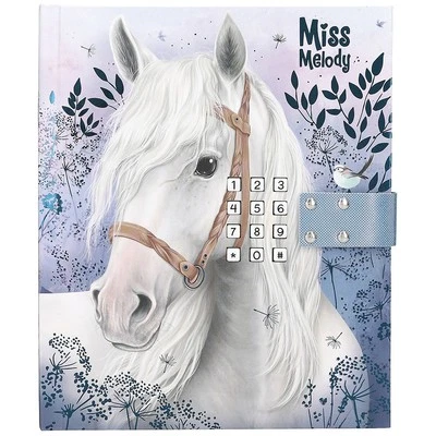 Diario Miss Melody con sonido de bloqueo caballo cable