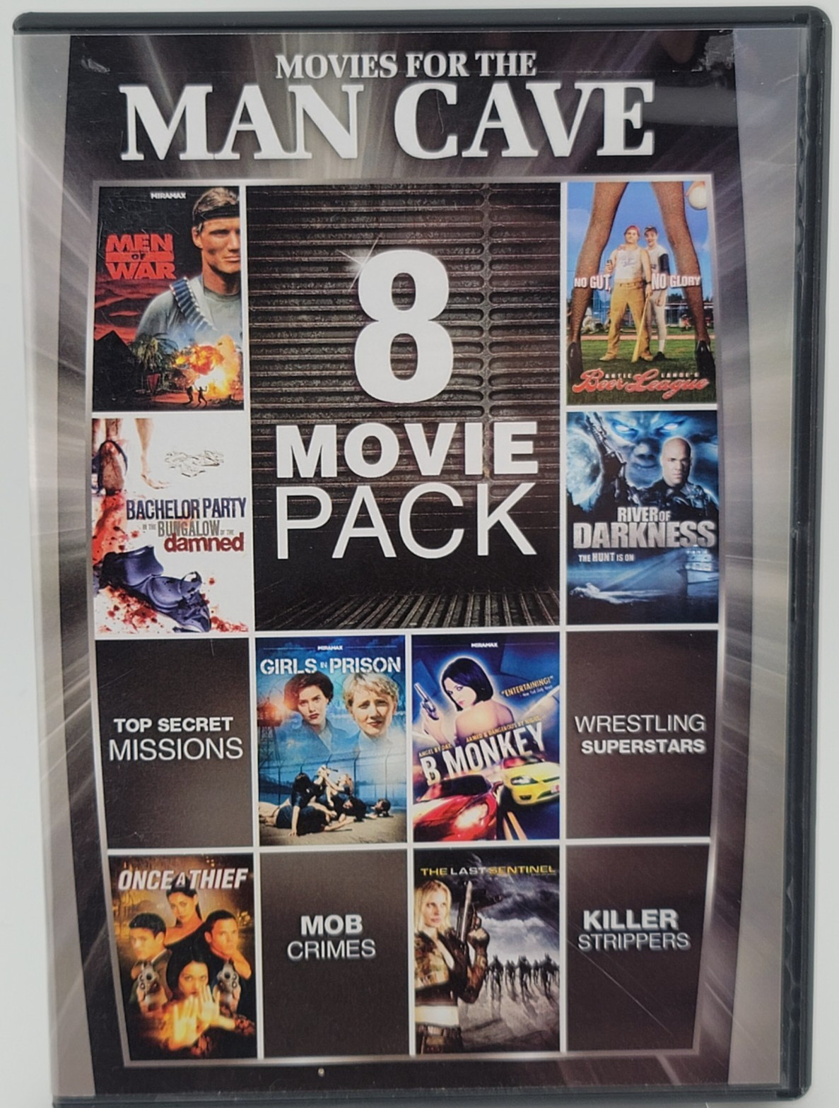 Movies for the Man Cave 8 Movie Pack DVD Dolph Lundgren Artie Lange 2011