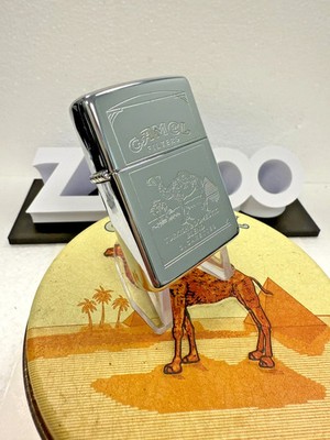 ORIGINAL Zippo Feuerzeug CAMEL PACK TURKISH & DOMESTIC BLEND HP Chrome 1995 NEU