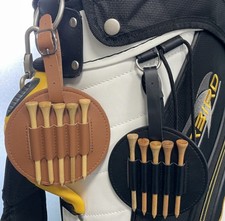 Sturdy Practical Tear-Resistant Essential Golf-Ready Golf Tee Pouch with 5 Slots