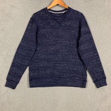 Robert Graham Sweater Mens XL Navy Heather Cr...