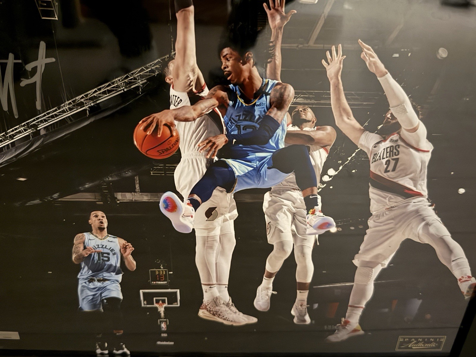 Ja Morant Signed 16x20 Photo Panini Certified /112 Framed Grizzlies With COA