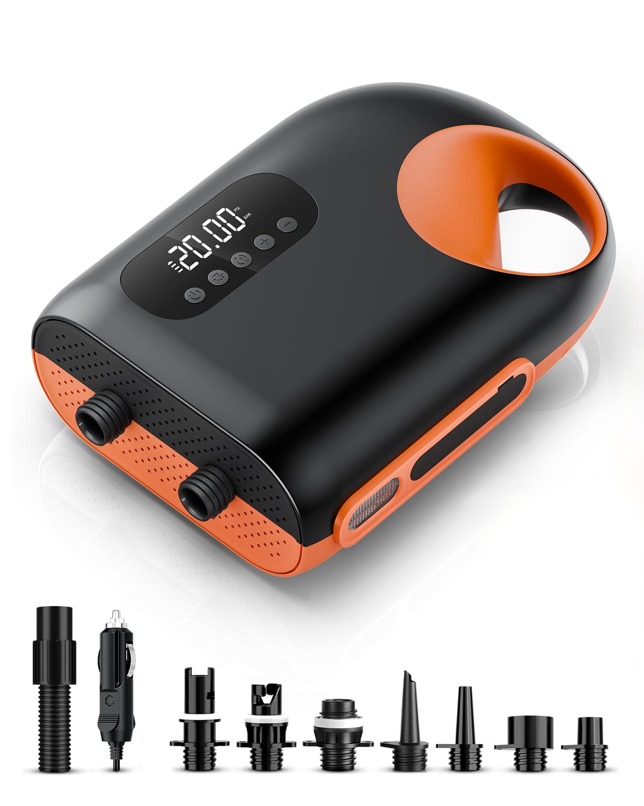 High-Pressure 20PSI Dual Stage SUP Paddle Board Pump with Auto Stop