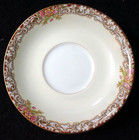Noritake China Japan Harmony pattern 3906 set of 3 teacup saucers 5.5" plates — photo 1
