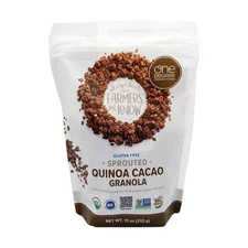 One Degree Organic Granola Quinoa Cacao 11 Ounce Breakfast Cereal