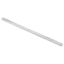 uxcell Square Steel Key Stock, 3/8" x x 12" x x 12", Silver