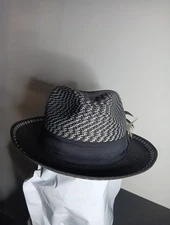 Steven Land Wall Street Collection Fedora. Beige. Size L