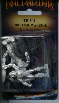 Torne Realms Brutish Warrior (3) MINT IWM 28mm Metal Miniatures